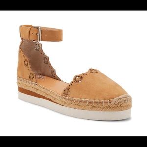 Vince Camuto Breshan Ankle Strap Espadrille Wedge